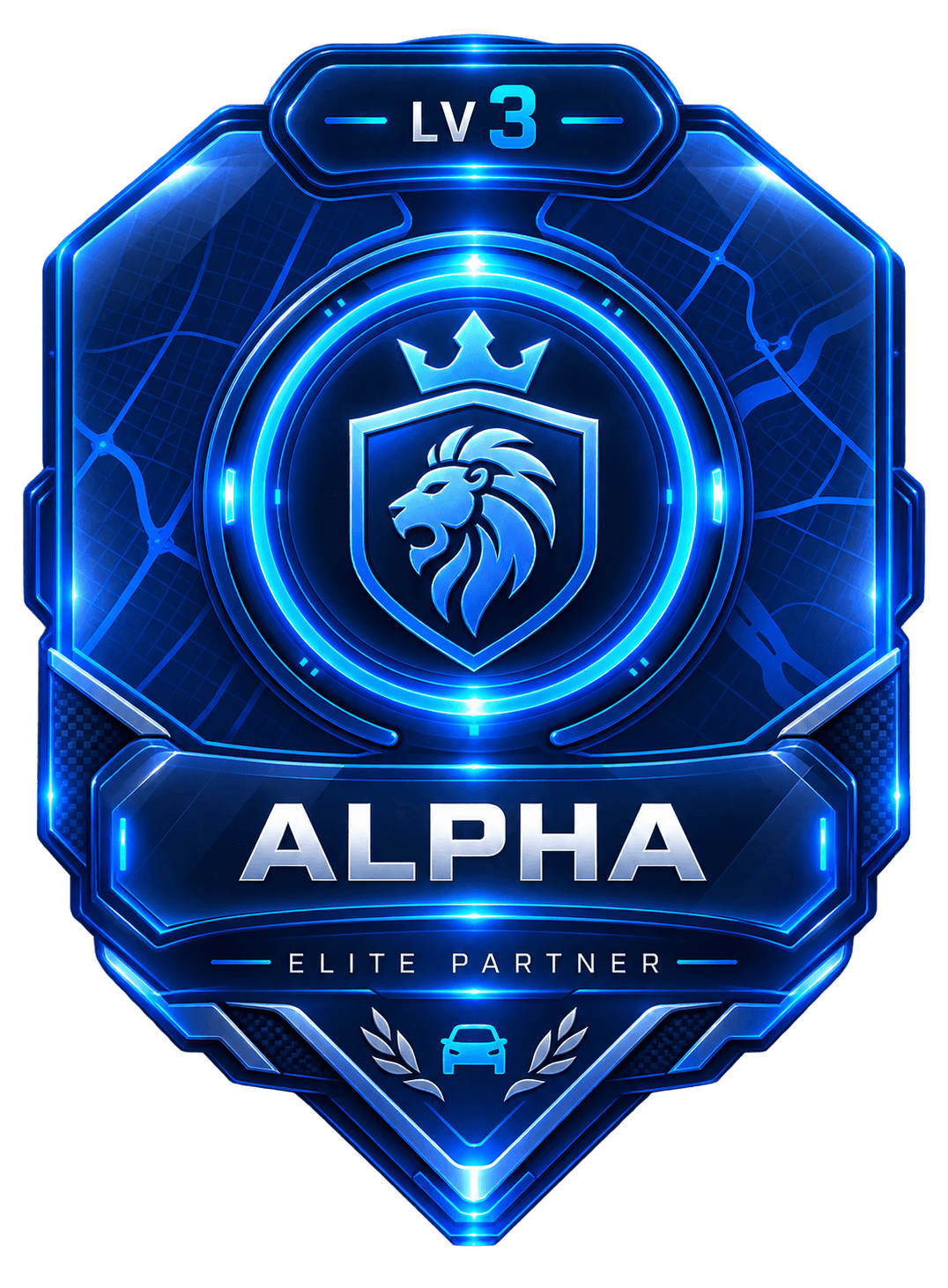 LV3 ALPHA badge